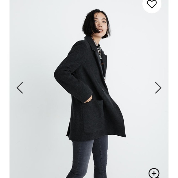 Madewell double breasted coat - Picture 3 of 5